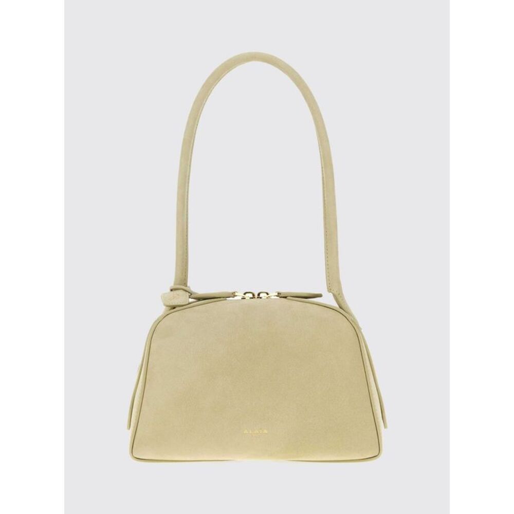 Alai�A Women Alaia Small Le Bouledogue Calfskin Leather And Nubuck Bowling Bag